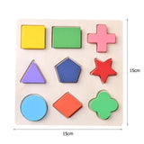 Baby Educational Wooden Toys Montessori Early Learning Rainbow Wooden 3d Puzzle Board Game Preschool Toys For Children