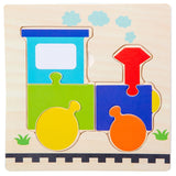 High Quality 3D Wooden Puzzles Educational Cartoon Animals Early Learning Cognition Intelligence Puzzle Game For Children Toys