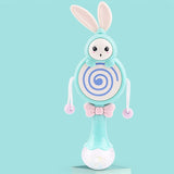 Baby Music Flashing Rattle Toys Rabbit Teether Hand Bells Mobile Infant Stop Weep Tear Rattles Newborn Early Educational Toy 18M